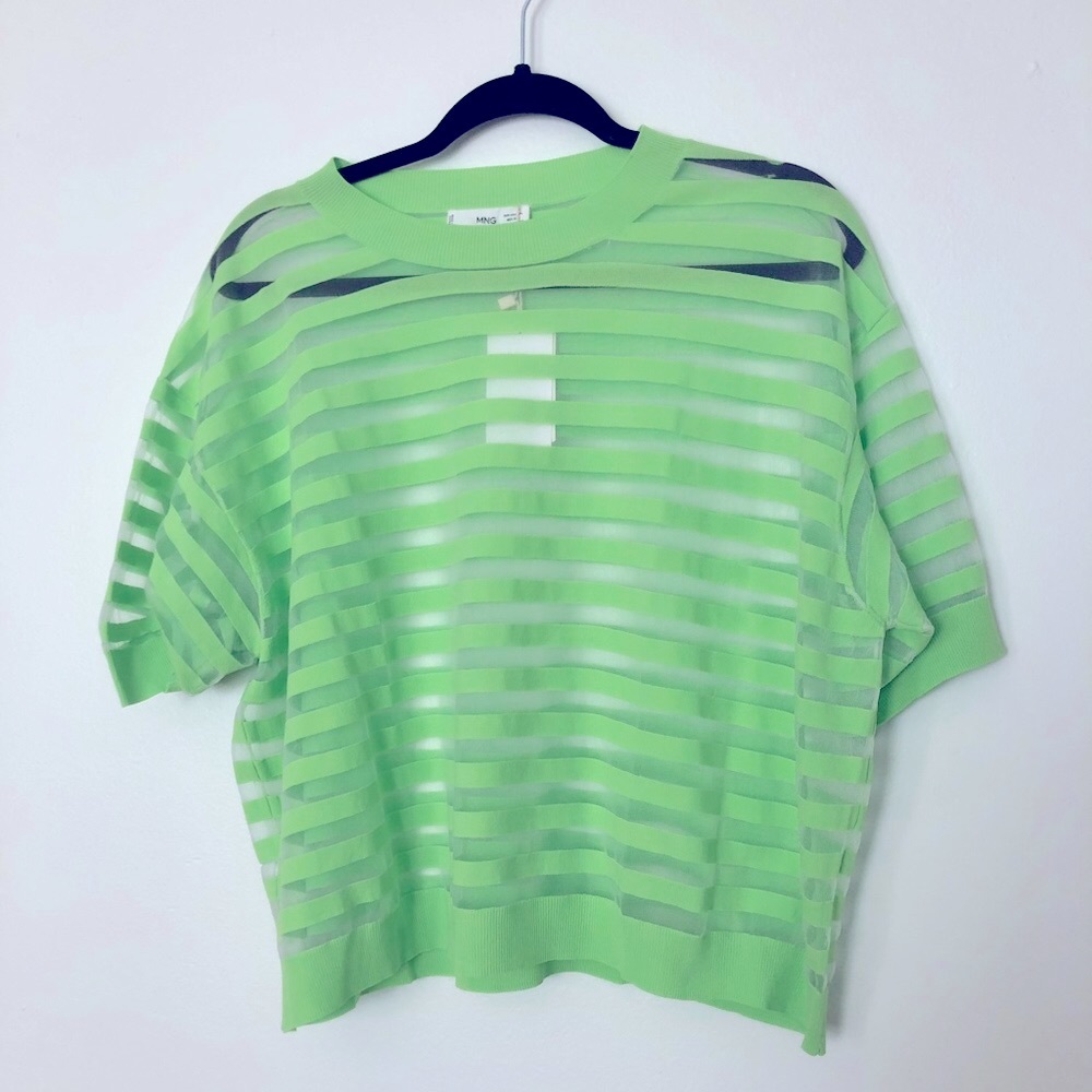 Sheer Green Top